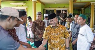 Pj Bupati Muba, Apriyadi ssat turun langsung ke masyarakat. Foto: Dok Kominfo Muba.