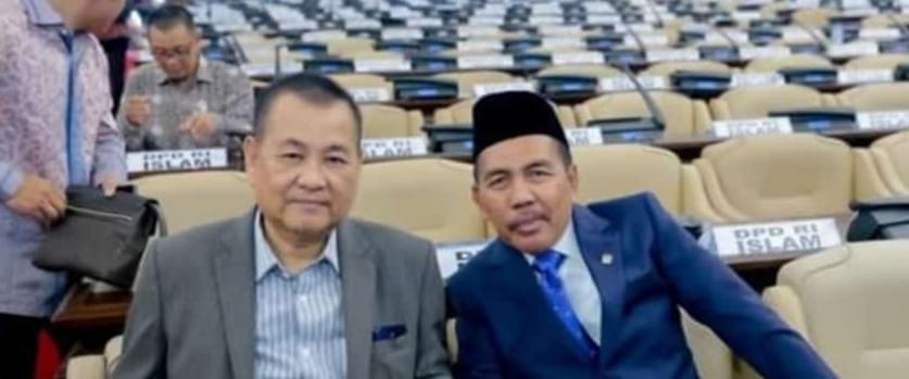 Ishak Mekki bersamma ChairulS Madiyah. Fotok; Dok Chairul S Madiyahy.