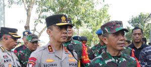 Kapolda Sumsel Irjen Pol A.Rachmad Wibowo SIK saat menunggu kedatangan Kapolri, Jumat (1/3/2024). Foto: Sumselheadline/Ela.