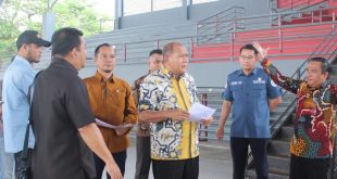 Pj Sekda Muba, Musni Wijaya meninjau lokasi rencana MTQ tingkat Provinsi Sumsel, Kamis (21/3/2024). Foto: Kominfo Muba.