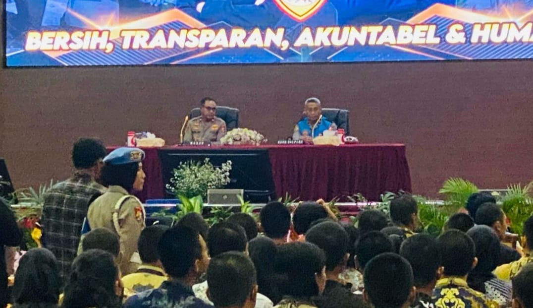 Suasana Seleksi Penerimaan Siswa Sekolah Inspektur Polisi Sumber Sarjana (SIPSS) tahun 2024 di Aspol, Semarang. Foto: Dok Polda Sumsel.
