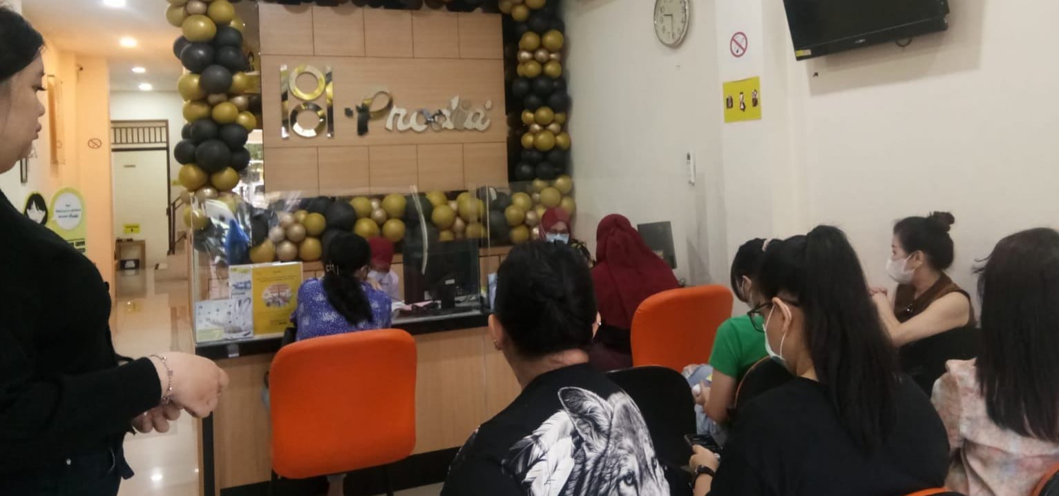 Suasana pelayanan kesehatan di Laboratorium Klinik Prodia,Palembang, Rabu (13/3/2024). Foto: Sumselheadline/Fer.