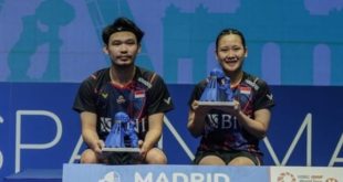 Rinov/Phita menjuarai Spain Master 2024, Minggu (31/3/2024). Foto: IG PB PBSI.