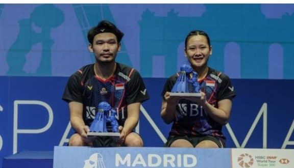 Rinov/Phita menjuarai Spain Master 2024, Minggu (31/3/2024). Foto: IG PB PBSI.