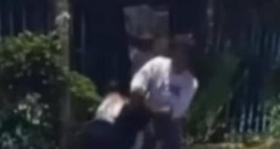 Dua gadis remaja di Palembang duel dan live di medsos. Foto: screenshot medsos.