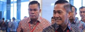 Pj Walikota Palembang, Ratu Dewa saat jelang menerima penghargaan dari Kemendagri di Jakarta, Rabu (24/4/2024). Foto: Kominfo Palembang.