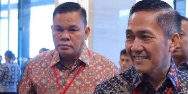 Pj Walikota Palembang, Ratu Dewa saat jelang menerima penghargaan dari Kemendagri di Jakarta, Rabu (24/4/2024). Foto: Kominfo Palembang.