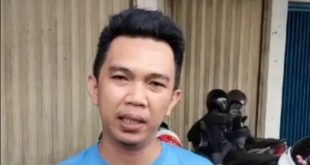 Evan, korban bandit pecah kaca di Palembang, Sabtu (27/4/2024). Foto: Sumselheadline/Ela.