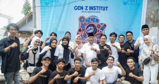 Generasi muda yang tergabung dalam Gen Z Institut dan Organisasi Kepemudaan, Minggu (28/4/2024) sore dialog ldengan Sekretaris Daerah Muba Apriyadi Mahmud di Coffe Thoke Desa Peninggalan Kecamatan Tungkal Jaya. Foto: Dok Gen Z Institute.