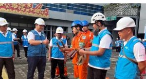 Apel Siaga Keadalan Lsitrik Idul Fitri di halaman Kantor Unit Induk Distribusi S2JB, PT PLN (Persero) UP3 Palembang. Foto: Dok PLN Palembang.