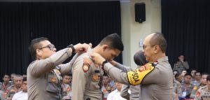 Kapolda Sumsel, Irjen Pol A Rachmad Wibowo membuka pelatihan Operasi Ketupat Musi 2024 di Mapolda Sumsel, Senin (1/4/2024). Foto: Sumselheadline/Ela.
