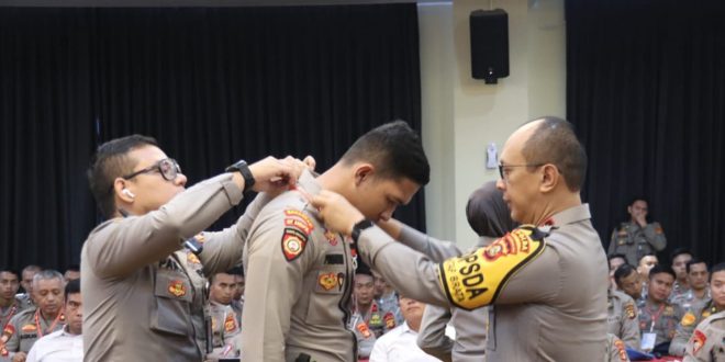 Kapolda Sumsel, Irjen Pol A Rachmad Wibowo membuka pelatihan Operasi Ketupat Musi 2024 di Mapolda Sumsel, Senin (1/4/2024). Foto: Sumselheadline/Ela.