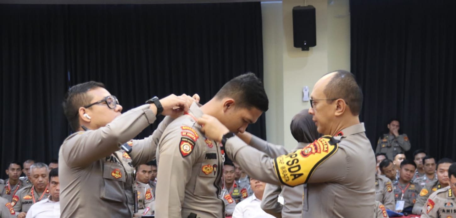 Kapolda Sumsel, Irjen Pol A Rachmad Wibowo membuka pelatihan Operasi Ketupat Musi 2024 di Mapolda Sumsel, Senin (1/4/2024). Foto: Sumselheadline/Ela.