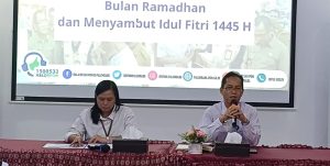 Plt Kepala BBPOM Palembang, Teddy Wirawan saat merilis hasil intensifikasi pangan bulan ramadhan dan Idul Fitri 1445 H, Rabu (3/4/2024). Foto: Sumselheadline/Pitria.