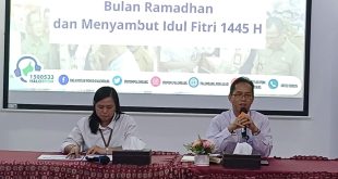 Plt Kepala BBPOM Palembang, Teddy Wirawan saat merilis hasil intensifikasi pangan bulan ramadhan dan Idul Fitri 1445 H, Rabu (3/4/2024). Foto: Sumselheadline/Pitria.