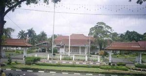Suasana di rumah dinas Walikota Palembang, Selasa (9/4/2024). Foto: Sumselheadline/Pitria.