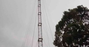 Guna mengatasi blankspot, kini Telkomsel sudah memasang BTS di Mangunjaya, Babat Toman, Muba. Foto: Dok PT Telkmomsel.