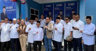 Sejumlah tokok agama dan tokoh masyarakat Muba, ikut melamar ke Parpol untuk Cabup Apriyadi, Rabu (24/4/2024). Foto: Sumselheadline/Rya/tim Apriyadi.