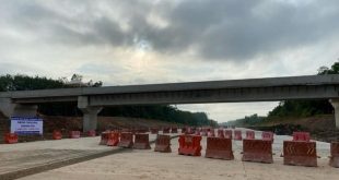 Kawasan gerbang tol Musi Landas, Banyuasin, menuju Kota Pangkalan Balai. Foto: IG Banyuasinterkini.