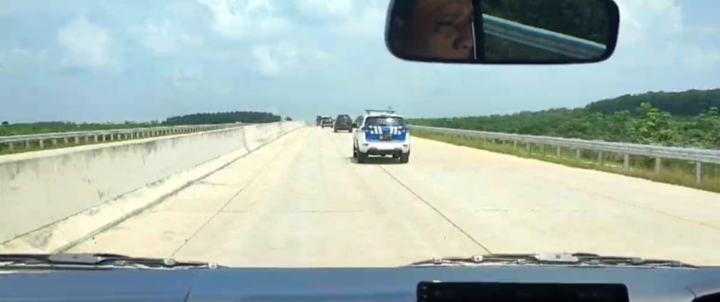 Kondisi jalan tol Palembang-Betung khususnya di jalur Musi Landas-Mulya Agung,. Foto: Sumselheadline/Fer