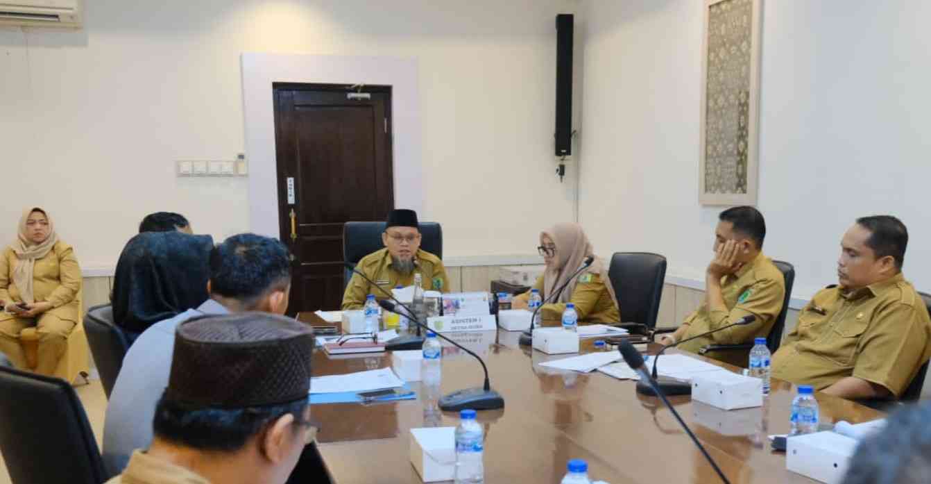 Pj Bupati Muba, Sandi Fahlepi melalui Asisten Pemerintahan dan Kesejahteraan Rakyat, Yudi Harzandi saat melakukan pencangan pelayanan publik berbasis HAM, Senin (6/5/2024). Foto: Kominfo Muba.