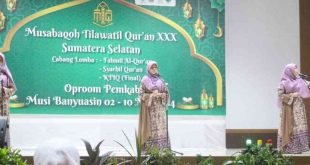 Para peserta cabang Fahmil Alquran pada MTQ Sumsel di Sekayu, Senin (6/5/2024). Foto; Kominfo Muba.