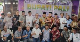 Para pensiunan ASN Kabupaten Muba yang mengeluarkan sikap untuk Pilgub Sumsel, Minggu (12/5/2024). Foto: Sumselheadline/Fer.