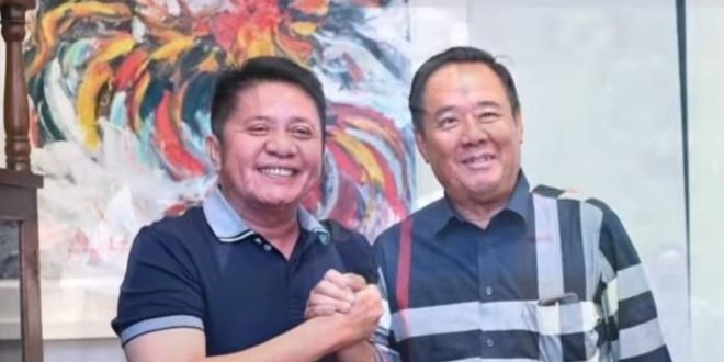 Herman Deru dan Cik Ujang. Foto: IG Cik Ujang Menyapa.