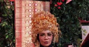 Anita Noeringhati saat diwawancari usai HUT Pemprov Sumsel. Foto: Sumselheadline/Fer.