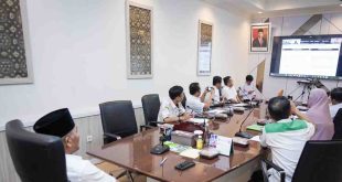 Sekda Muba, Apriyadi memimpin apat evaluasi keiikutsertaan pekerja dalam BP Jamsostek, Rabu (22/5/2024). Foto: Dinkominfo Muba.