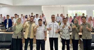 BPJS Kesehatan Palembang bersama BPKAD Kabupaten Musi Banyuasin melakukan kegiatan workshop, monitoring dan evaluasi pemanfaatan Aplikasi Rekonsiliasi Iuran Pemda atau ARIP, Jumat (31/5/2024). Foto: Sumselheadline/Ela.
