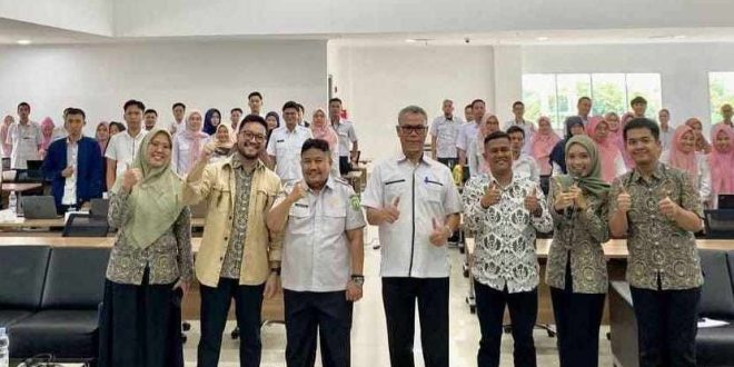 BPJS Kesehatan Palembang bersama BPKAD Kabupaten Musi Banyuasin melakukan kegiatan workshop, monitoring dan evaluasi pemanfaatan Aplikasi Rekonsiliasi Iuran Pemda atau ARIP, Jumat (31/5/2024). Foto: Sumselheadline/Ela.