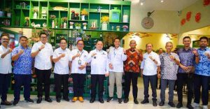 Para pengurus SKK Migas Sumsel saat beraudiensi dengan Pj Bupati Muba, Sandi Fahlepi di kantor Perwakilan Pemkab Muba di Palembang, Rabu (22/5/2024). Foto: Kominfo Muba.