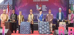 Sekretaris Daerah (Sekda) Sumsel SA Supriono membuka Gerakan Nasional Bangga Buatan Indonesia dan Bangga Berwisata di Indonesia, Minggu (26/5/2024). Foto: Humas Pemprov Sumsel.