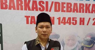 Saefudin Latief, Ketua Kloter 3 Embarkasi Palembang. Foto: Sumselheadline/Pitria.