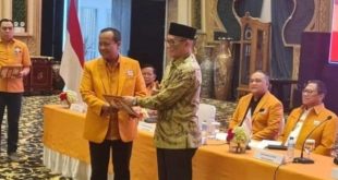 Heri Amalindo saat mendapat rekomen dari Partai Hanura. Foto: Dok Tim Heri Amalindo.
