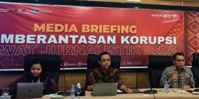 Pelatihan Bersama Diskominfo Kab/Kota se-Sumatera Selatan dan Diskusi Bersama Media Lokal di Hotel Swarna Dwipa, Kamis, (30/5/2024). Foto: Sumselheadline/Ela.