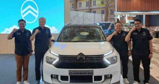 Mobil asal Prancis ini dilaunching di Palembang Icon Mall, Selasa (21/5/2024). Foto: Sumselheadline/Pitria.