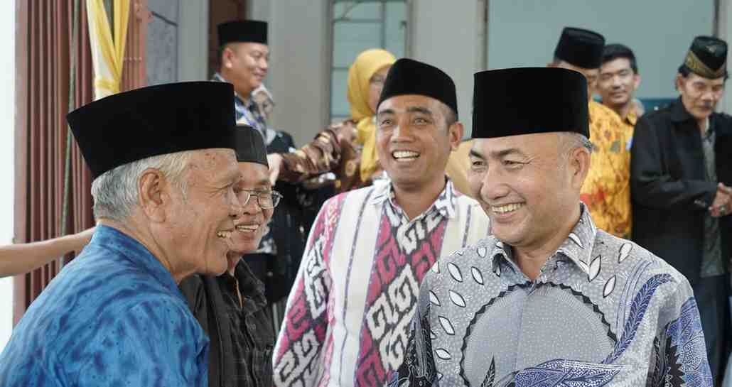 Sekretaris Daerah Muba, Apriyadi Mahmud menghadiri halal bihalal Persatuan dan Kesatuan Masyarakat Presidium Pembentukan Calon Daerah Otonomi Baru Kabupaten Muba Timur. Foto: Kominfo Muba.