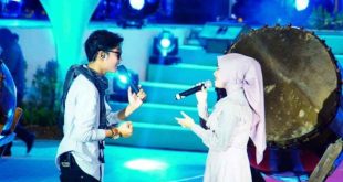 Artis Trisuaka dan Nabila menghibur para peserta MTQ Sumsel di Kota Sekayu, Jumat (3/5/2024). Foto: Kominfo Muba.