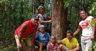 Nenek Zulaiha yang ditemukan warga, setelah menghilang lima hari, Rabu (1/5/2024). Foto: Dok Warga.
