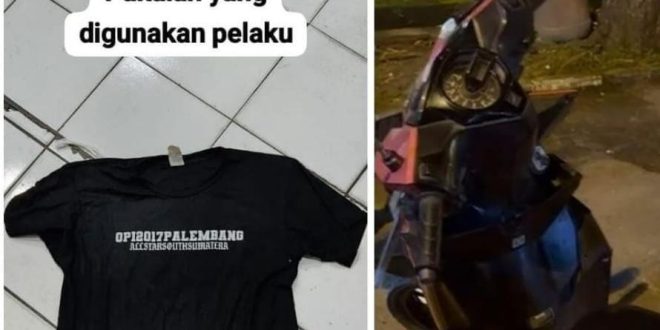 Pakaian Ucok yang digunakan saat mengeroyok mahasiswa Unsri. Foto: Dok Polisi.