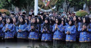 Para PPPK 2023 sesaat usai dilantik. Foto: Dok Sumselheadline.