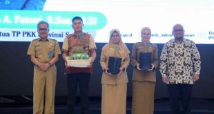 Sekretaris Daerah (Sekda) SA Supriono saat membuka kegiatan Training of Trainers (ToT) Gerakan Sumsel Mandiri Pangan (GSMP) Goes to School Awards 2024 di Hotel Zuri, Palembang, Sumatera Selatan, Selasa (28/5/2024). Foto: Humas Pemprov Sumsel.