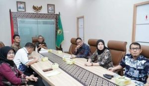 Sekda Pemprov Sumsel, Supriyono bersama Forkompimda rapat persiapan kunker presiden ke Sumsel, Jumat (24/5/2024). Foto: Humas Pemprov Sumsel.