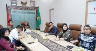 Sekda Pemprov Sumsel, Supriyono bersama Forkompimda rapat persiapan kunker presiden ke Sumsel, Jumat (24/5/2024). Foto: Humas Pemprov Sumsel.