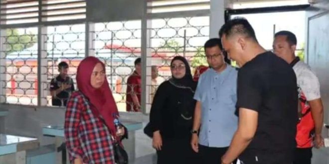 Tim Penilai Internal (TPI) Inspektorat Jenderal Kemenkumham RI melakukan verifikasi lapangan Pembangunan Zona Integritas pada Rutan Kelas I Palembang, Sabtu (11/5/2024). Foto: Sumselheadline/Ela.