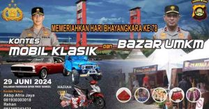 Ilustrasi kegiatan dalam rangka HUT Bhayangkara Polda Sumsel. Foto: Humas Polda Sumsel.