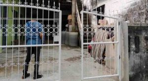 Lokasi pencurian sepeda motor di Jl Basuki Rahmat Palembang, Foto: Dok Polisi.