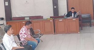 Dua mantan Direktur PT SCM divonis penjara oleh majelsi hakim PN Tipikor Palembang, Rabu (5/6/2024). Foto: Sumselheadline/Ela.